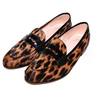 J. Crew Leopard Print Loafers